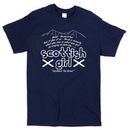 Scottish Mens T-Shirt - Scotland Ladies Or Mens Tee Shirt Clothing Navy Top