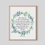 Ephesians3:20May He Do More Than We Ask Or Think Glory To Him Bible Verse Wall Art Christian Gift Sc
