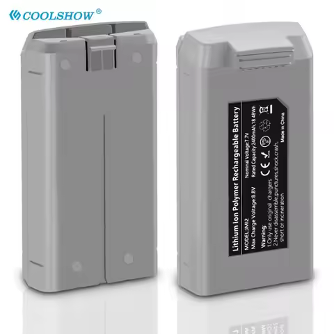 Coolshow 2400mah Battery for DJI Mini 2 Mini SE Battery Charger for Mini 2 SE Intelligent Flight Bat
