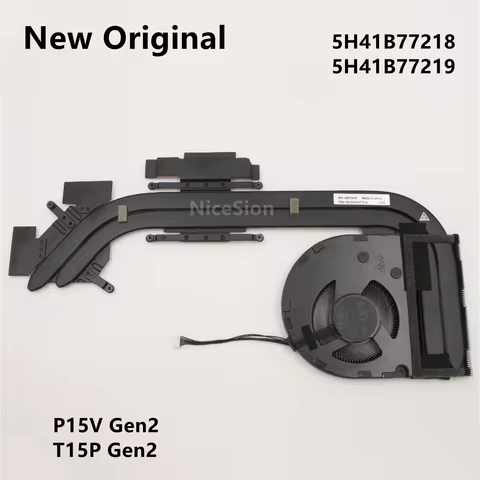 New Original For Laptop Lenovo ThinkPad P15V Gen 2 T15P Gen 3 CPU Cooling Fan Heatsink Radiator SWG 