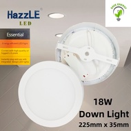 Hazzle 18W LED Lampu Panel R-220 ( Day Light )
