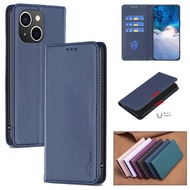 Casing For OPPO Realme C55 C53 Find X6 Pro A92 A93 A94 A52 A72 4G 5G Fashion Card Slot Holder Magnet