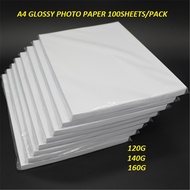 Paper Waterproof A4 Glossy Photo Paper 120g/140g/160g/180g/210g 100sheet/bags