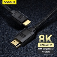 B 8K HDMI-compatible Cable for MI Mi Box 8K/60Hz 4K/120HZ 48Gbps Digital Cable for PS5 PS4 Laptop TV Monitor Projectors