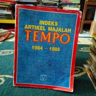 INDEKS ARTIKEL MAJALAH TEMPO 1984 - 1985