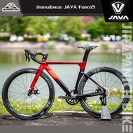 จักรยานเสือหมอบ JAVA รุ่น FUOCO5 Disc Brake (เฟรม Full Carbon , Shimano105 22SP ) ขาว 48 (160-169)