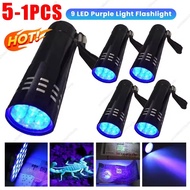 9LED LED UV Light Torch Lamp Mini Ultra Violet 9 Led Waterproof Flashlight Torch Lamp Scorpion Detec