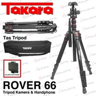 Tripod Takara Rover 66 Travel Monopod Kamera DSLR Mirrorless Handycam