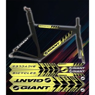 Giant Bicycle Pole Stickers - Variations for Bicycle Striping