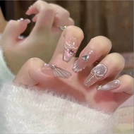 Handmade Wearing Nails Manicure Nails Taiwan Ready Stock Next Day Delivery❤️Buy One Get One Free Lux