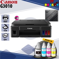 CANON PIXMA G3010 Refillable Tank Wireless All-In-One Printer With Original Ink