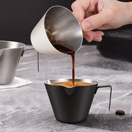 304 Stainless Steel Coffee Extraction Cup Coffee Shop Utensils Italian Espresso Cup Measuring Cup wi