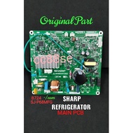 SHARP REFRIGERATOR MAIN PCB BOARD ORIGINAL PART SJ-P68MFG-K SJ-P68MFG-M (B724)