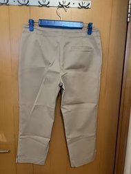 Giordano Ladies Beige Pants 7分褲