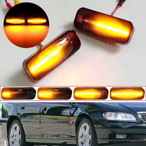 For Opel Omega B Stufenheck Caravan 1994-2003 Led Dynamic Turn Signal Light Side Fender Marker Seque