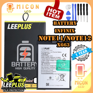 BATTERY Infinix NOTE11batt NOTE12X663BL-49KXแบต NOTE12แบตเตอรี่ อินฟินิค note11/LEEPLUS แบตคุณภาพรับ