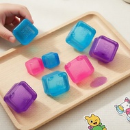 4NeeDoh Nice-, 4-Pek NeeDoh Nice Ice Teenie Squishy Ais Kiub Mainan - Set Cool Cats, Mainan Fidget S