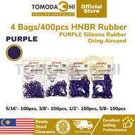 TOMODACHI O Ring Aircond Kereta Oring rubber o ring R134a 4 Bags/400pcs r134 Aircon O Ring 100pcs/Ba