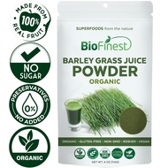 Biofinest Barley Grass Juice Powder Organic Freeze Dried Superfood 114g -Detox Weight Loss Immune Antioxidant Supplement