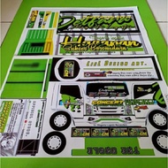 Setiker pola miniatur truk oleng Concep skala 1:16