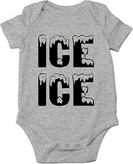 Crazy Bros Tees Ice Ice - Cute Toddler Adventurers Music Tracks - Funny One-piece Infant Baby Bodysu