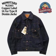 日本預訂 Momotaro Jeans MJ2103 Selvedge Denim Double Pocket Jacket Indigo牛仔外套 日本風口袋
