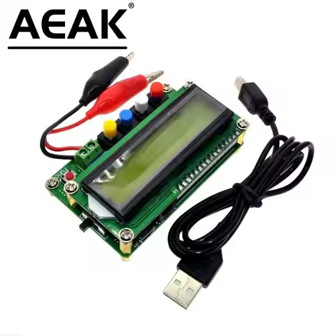 LC100-A Digital LCD High Precision Inductance Capacitance L/C Meter capacitor tester 1pF-100mF 1uH-1