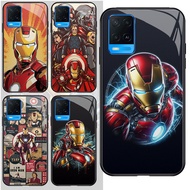 HD Glass Case For Realme OPPO A55 9 A54 8 8i Narzo 50 Pro 5G Z-102 Iron Man