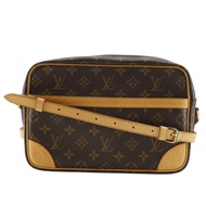 二手LOUIS VUITTON Trocadero 27 肩背包 M51274 Monogram 帆布 2007 棕色 MB0047 斜背包/肩背包 A5 拉鍊 Trocadero 27 男女通用