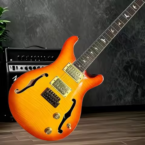 Free Shipping Black Rosewood Neck Mahogany Body PRS Electric Guitar Hot SaleUnique Wood Grain & Colo