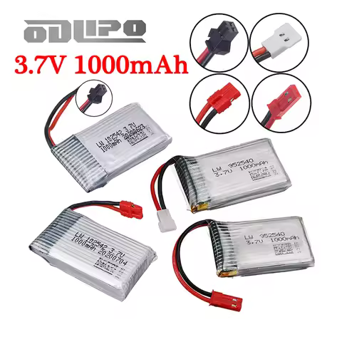 952540 Lipo Drone Battery 3.7V 1000mAh 25C for Syma X5 X5C X5S X5SC X5SW TK M68 CX-30 CX-30 K60 905 