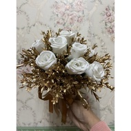 Bunga tangan pengantin READY STOCK bunga bouquet/ Artificial Flowers/klasik