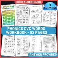 PDF Phonics CVC Words English Worksheet Consonant blend kids activities for preschool primary kinder