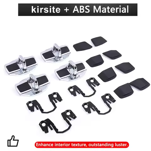 2Set Car TRD Door Lock Buckle Upgraded Stabilizer Cover Latches Stopper For-Lexus-Toyota Series Elim
