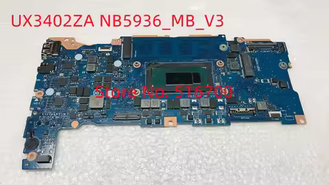 For Asus ZenBook 14 OLED UX3402ZA NB5936_MB_V3 Intel Core I5-1240P I7-1260P CPU 8G 16G RAM Laptop Mo