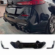 For BMW F44 M235i 2020-2022 M Sport Rear Lip Diffuser ABS Gloss Black  Car Body Kit Bumper Parts Spo