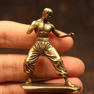 Bruce Lee Character Model, Bruce Lee Statue Desktop Small Brass Ornaments