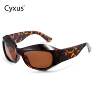 [NEW] Cyxus Polarized Shades Y2K Style For Women Men Polygon Large Frame Eyeglasses UV Protection Wrap-around Goggles Cycling Windproof Sunglasses 1096