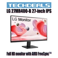 LG 27MR400-B 27-inch IPS Full HD monitor with AMD FreeSync