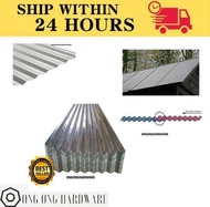 ZINC ROOF SHEET / ATAP ZINK / ZINC KAMPUNG SHEET ZINC ATAP RUMAH, ZINC BUMBUNG 2 - 4 FT CORRUGATED METAL