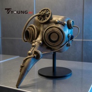 [Available] Steampunk Plague Doctor Mask Gothic Plague Doctor Bird Beak Mask Costume