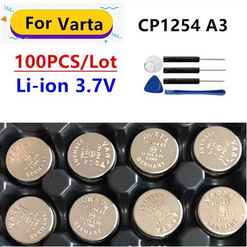 100PCS/Lot CP1254 A3 Original Rechargeable Battery Li-Ion CP1254 A3 For True Wireless Bluetooth Head