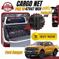 Akioki Cargo Net Pickup Truck for Ford Ranger 47x47inches HeavyDuty,Durable w/ Fantastic XML