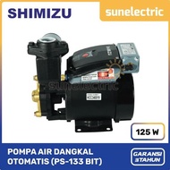 Shimizu PS-133 Pompa Air Dangkal (125 W) Daya Hisap 9 Meter Otomatis