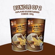 [Bundle Of 2]Good Lady 100% Pure Golden Flaxseed Powder - 500g