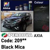 PERODUA AXIA  Black Mica 209** Crystal /Aikka Oem Factory Colour