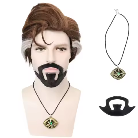 Movie Doctor Strange Wig Comic-con Cosplay Wig Dr. Stephen Strange Wig Costumes With Beard Benedict 