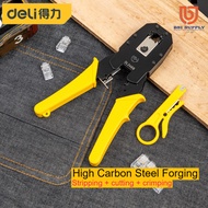 (SG STOCK) DELI Connector Crimper Pliers / Ethernet Crimper (DL2468)