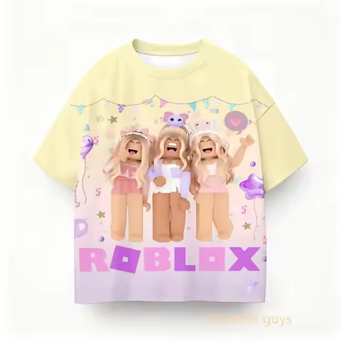 2026 New Comfy Summer Kids Boys Girls Roblox Gaming Club Est 2006 Avatar Graphic Short Sleeve T-Shir