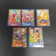 BANDAI - (5件套) 七龍珠英雄活動限定卡 P卡 燙金咭 第4季 (日文) [平行進口]